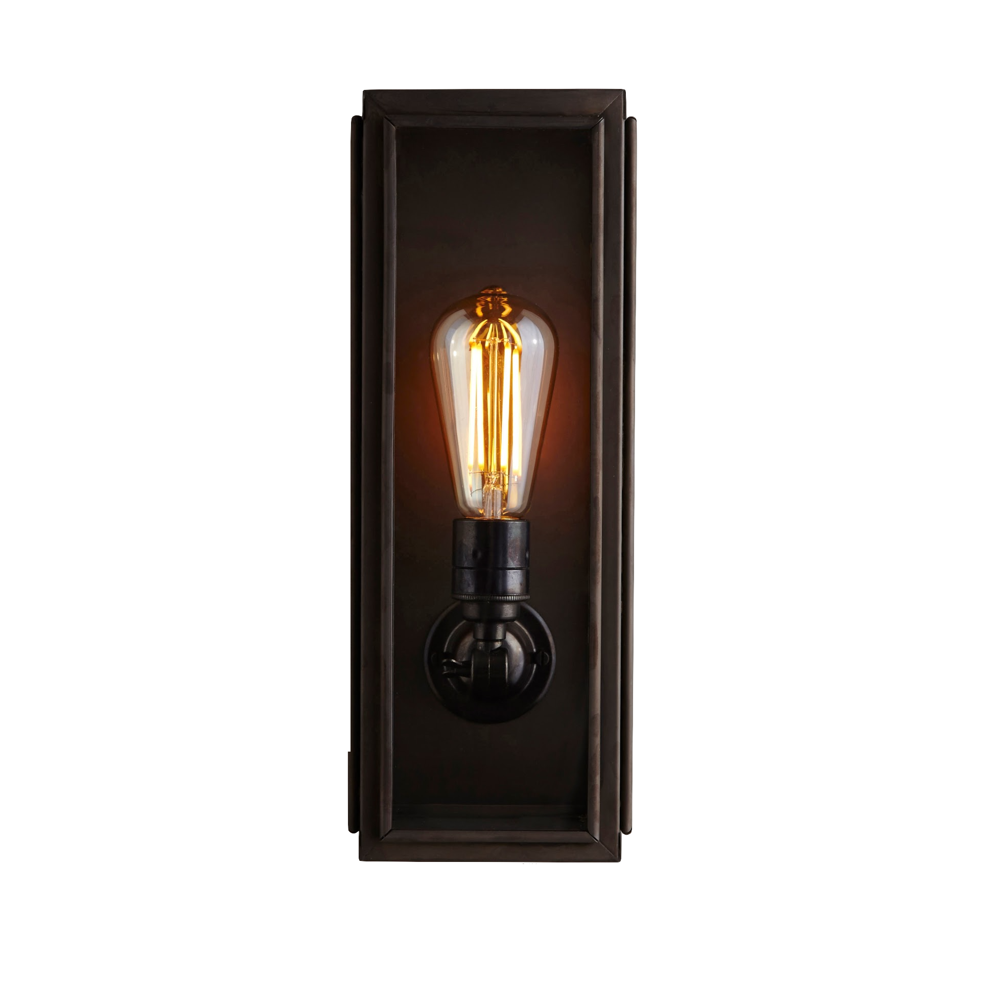 Narrow box wall light 7649