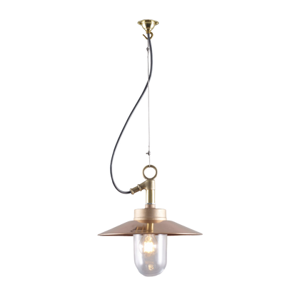 Well glass pendant with visor 7680 IP44