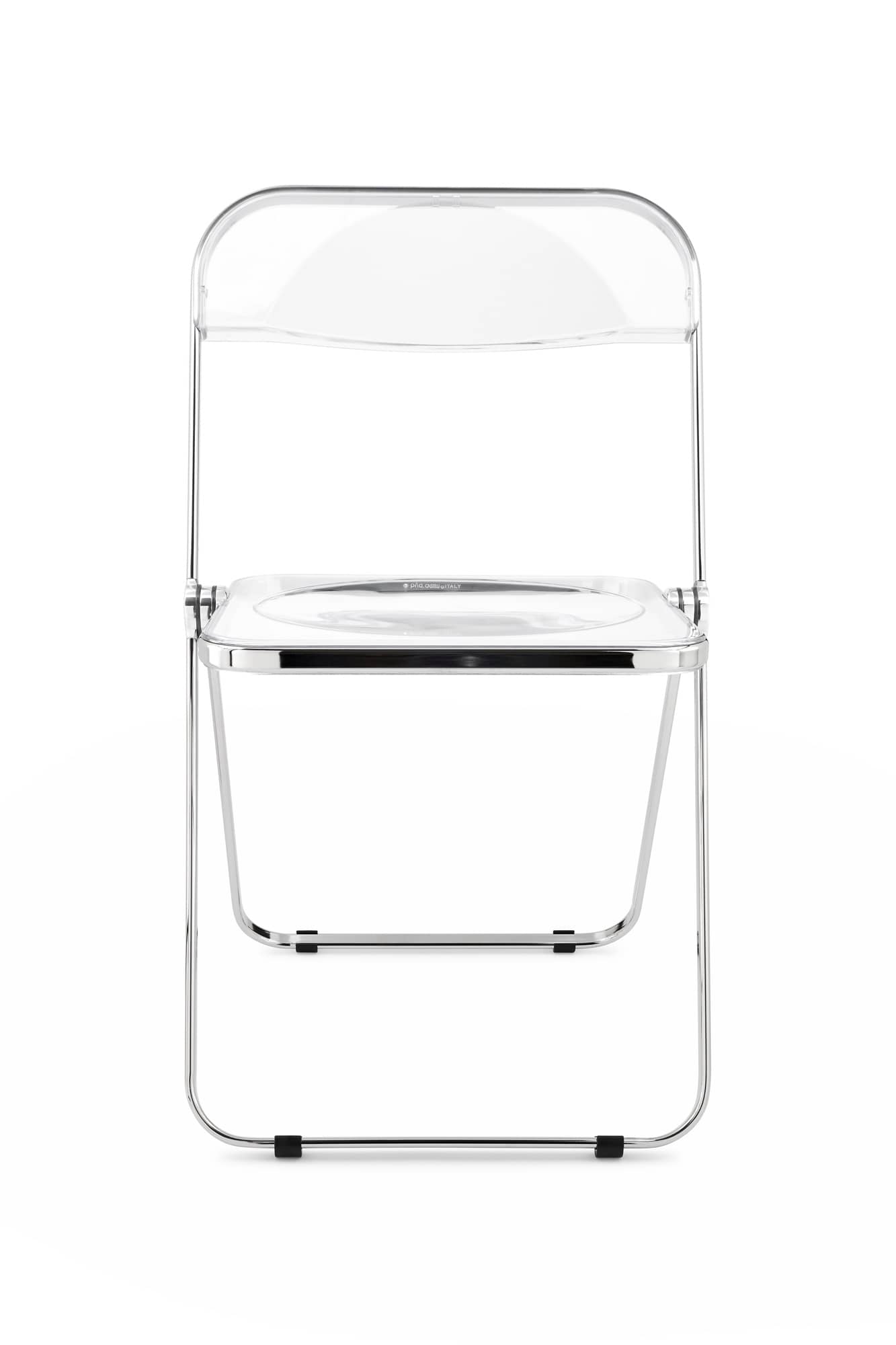 Plia Chair - Transparent/Chrome