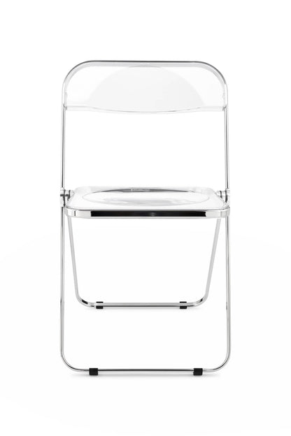 Plia Chair - Transparent/Chrome