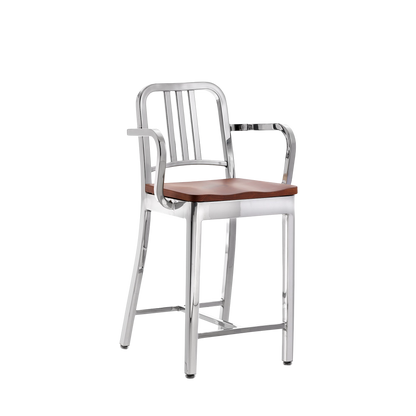 Navy® 1104 Counter Stool with arms