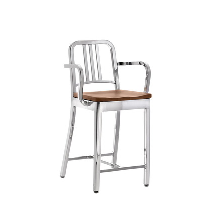 Navy® 1104 Counter Stool with arms