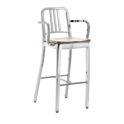 Navy® 1104 Barstool with arms