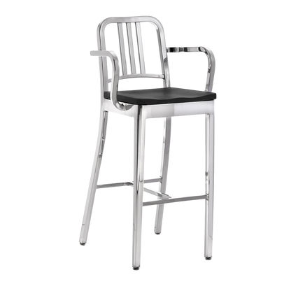 Navy® 1104 Barstool with arms
