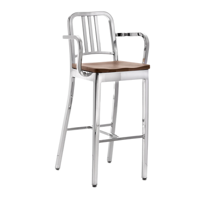 Navy® 1104 Barstool with arms