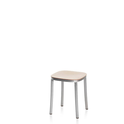 1 Inch small stool, wood seat by Jasper Morrison