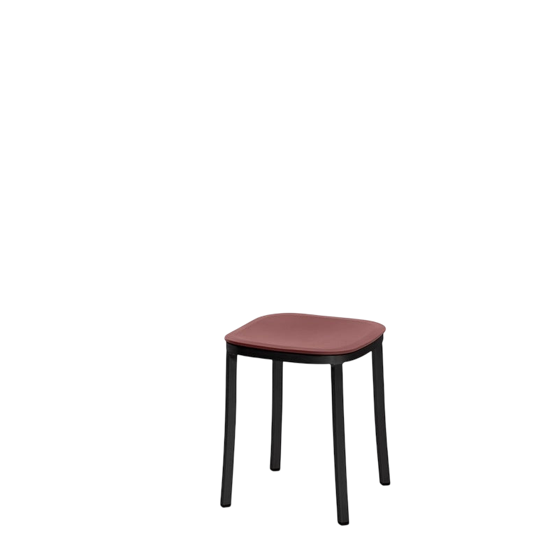 1 Inch small stool, recycled plastic seat