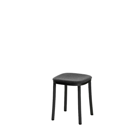 1 Inch small stool, upholstered seat