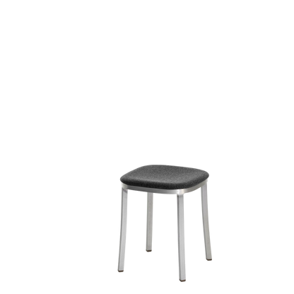 1 Inch small stool, upholstered seat