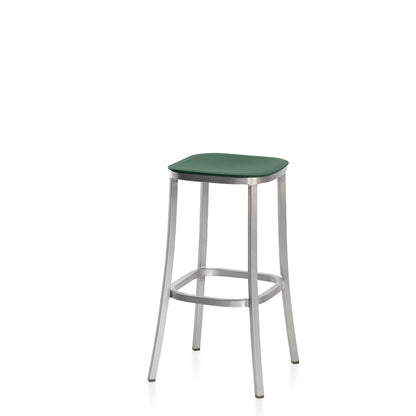 1 Inch stool, recycled plastic seat by Jasper Morrison - Hand brushed