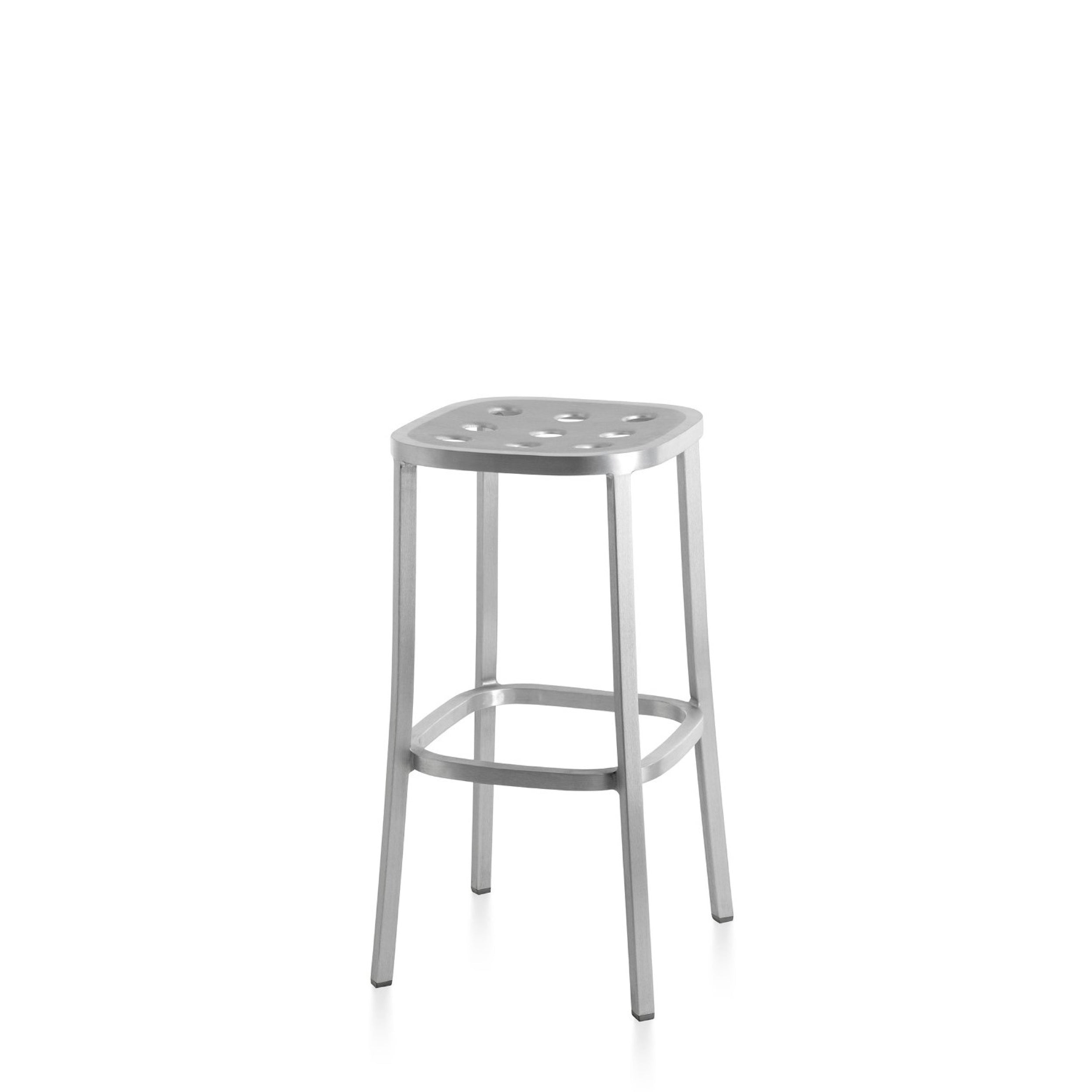 1 Inch All Aluminum stool small by Jasper Morrison