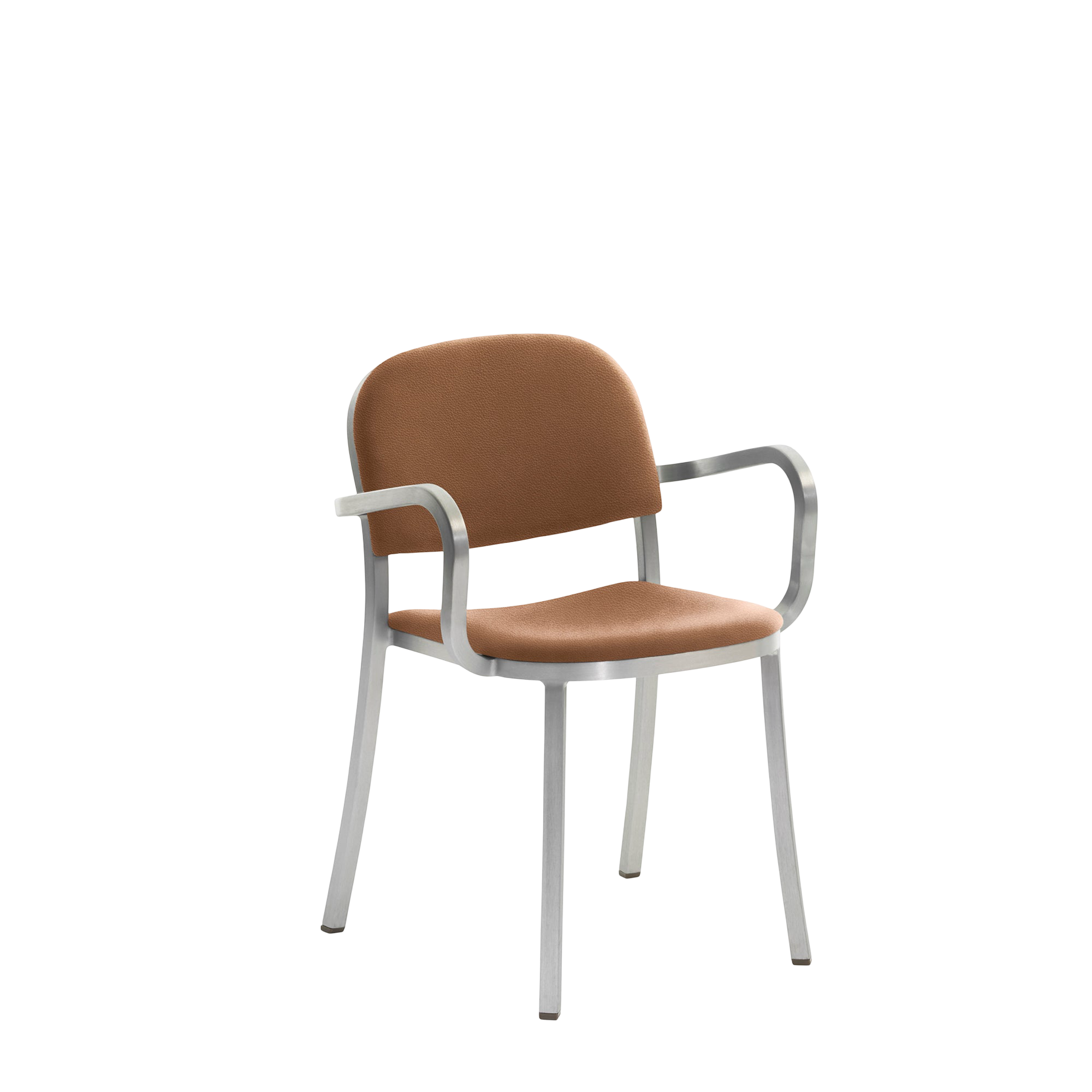 1 Inch Armchair, upholstered seat - Hand Brushed