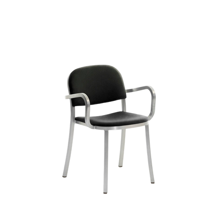 1 Inch Armchair, upholstered seat - Hand Brushed