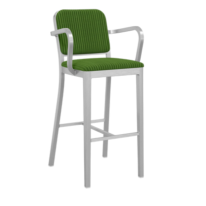 Navy® Officer Stool with arms - Hand Brushed