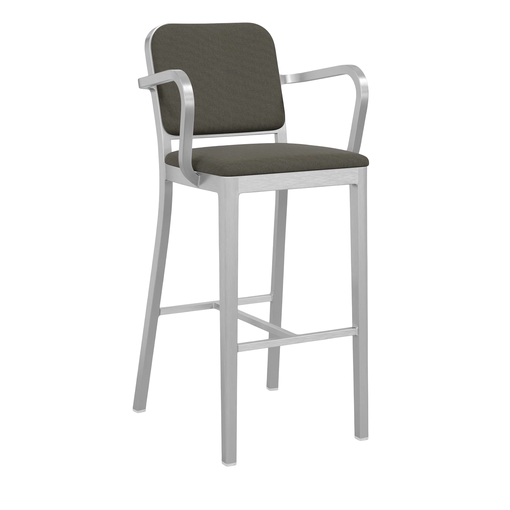 Navy® Officer Stool with arms - Hand Brushed