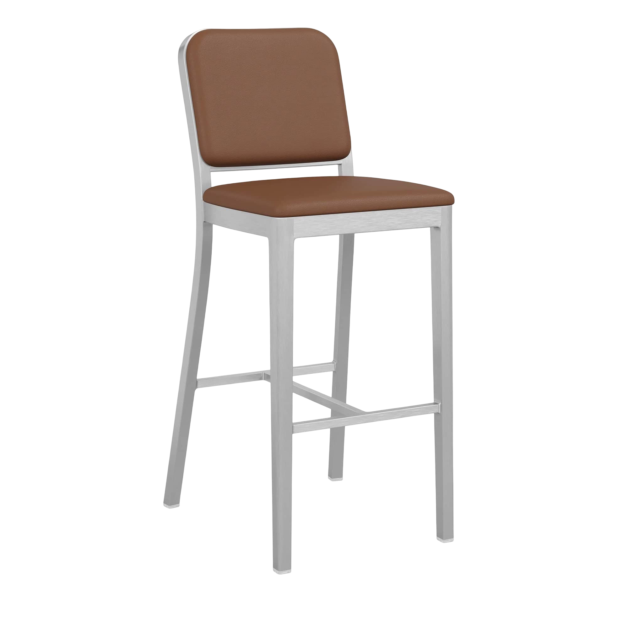 Navy® Officer Stool - Hand Brushed