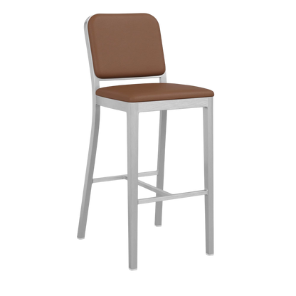 Navy® Officer Stool - Hand Brushed