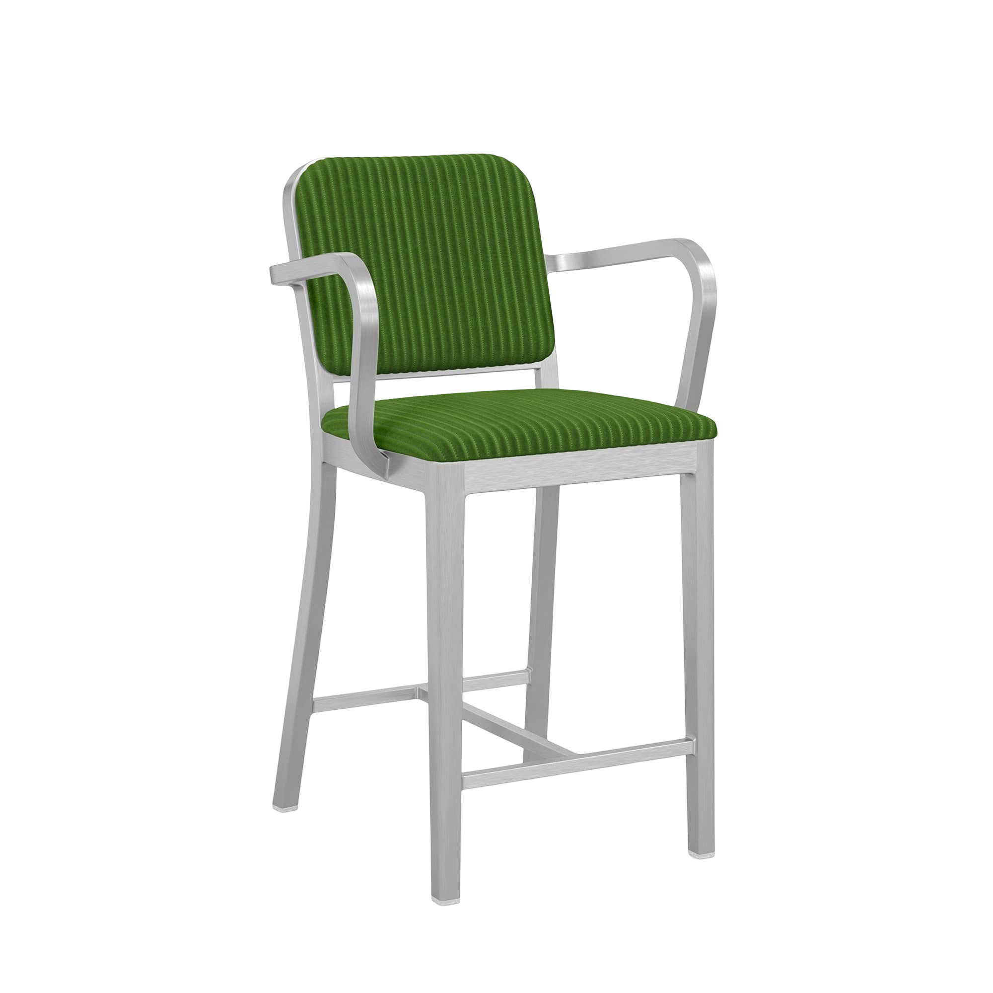 Navy® Officer Stool with arms - Hand Brushed