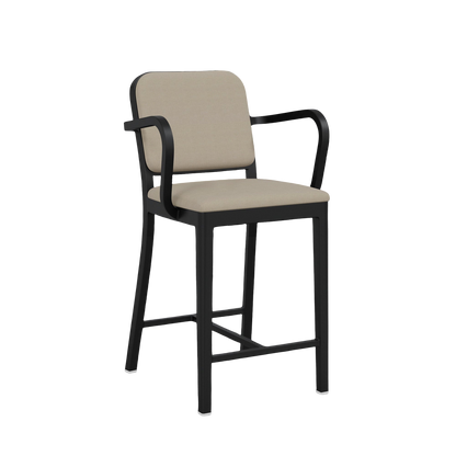 Navy® Officer Stool with arms by Jasper Morrison
