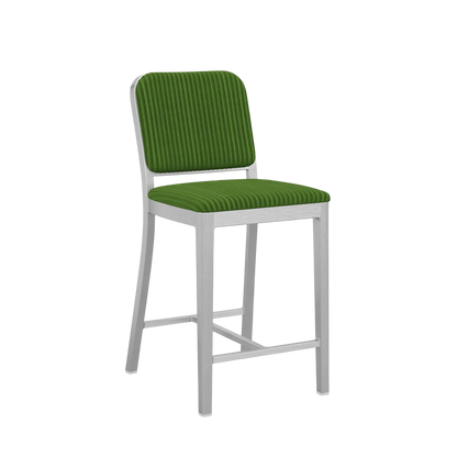 Navy® Officer Stool - Hand Brushed