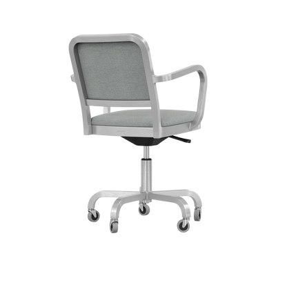 Navy® Officer Swivel Armchair - Hand brushed