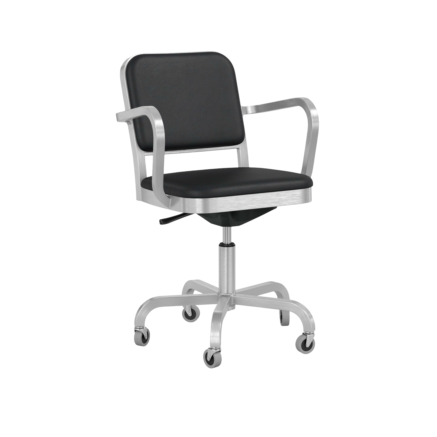 Navy® Officer Swivel Armchair - Hand brushed