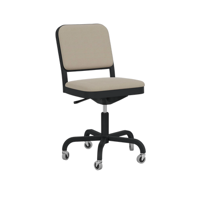Navy® Officer Swivel Chair - Black powder coated