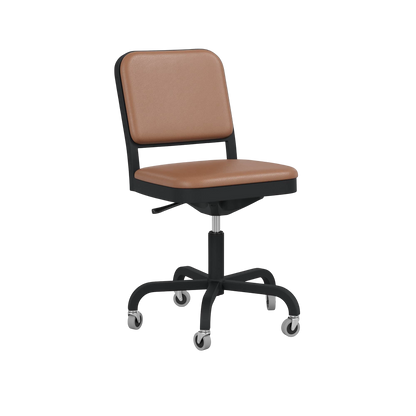 Navy® Officer Swivel Chair - Black powder coated
