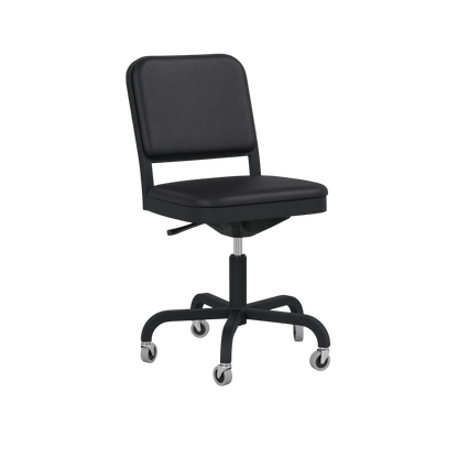Navy® Officer Swivel Chair - Black powder coated