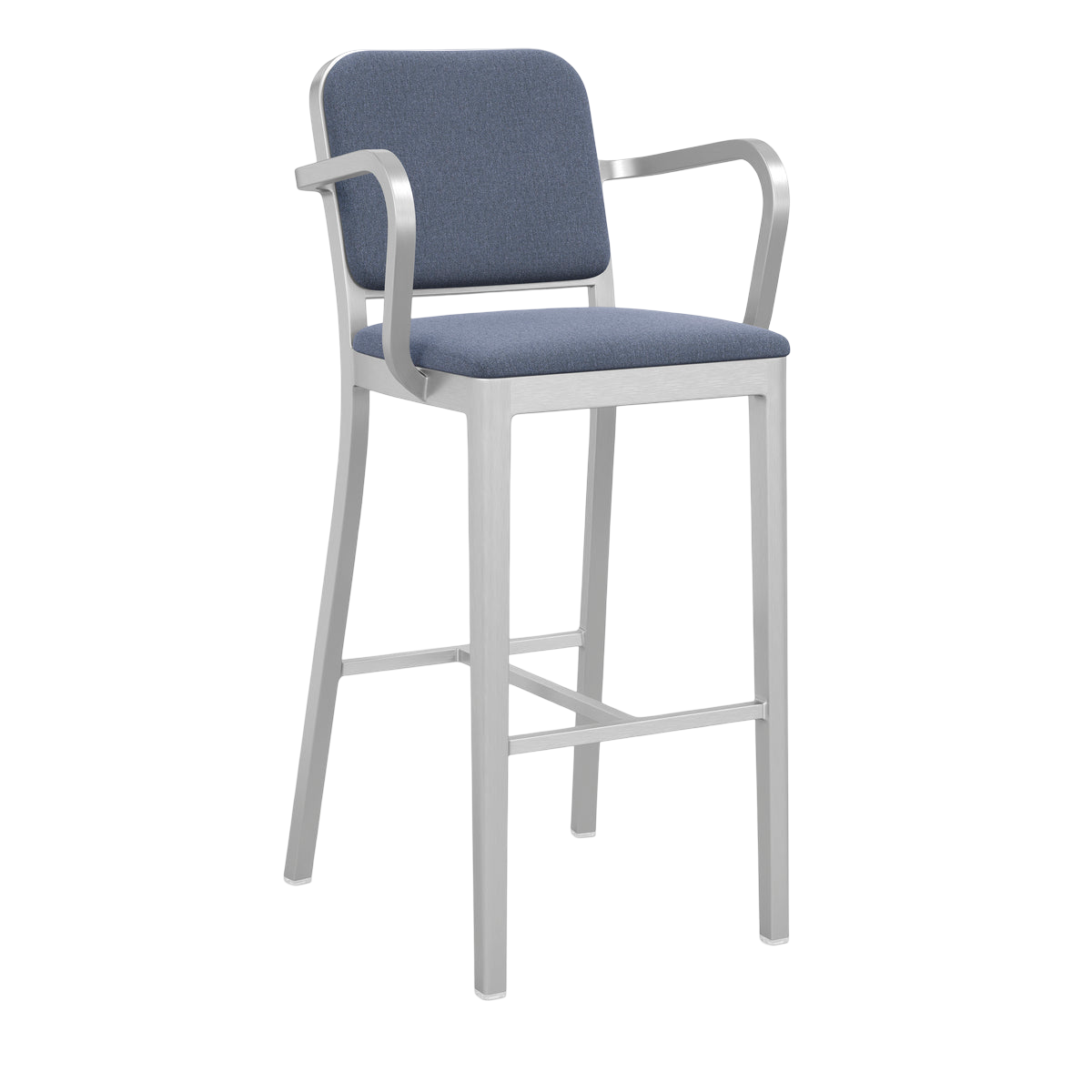 Navy® Officer Stool with arms - Hand Brushed