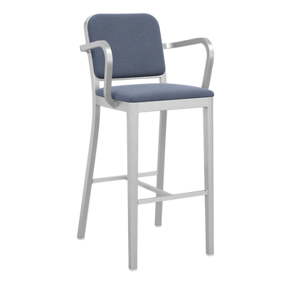 Navy® Officer Stool with arms - Hand Brushed