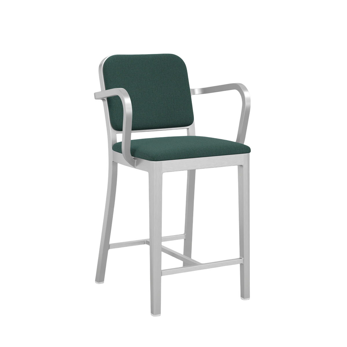 Navy® Officer Stool with arms - Hand Brushed
