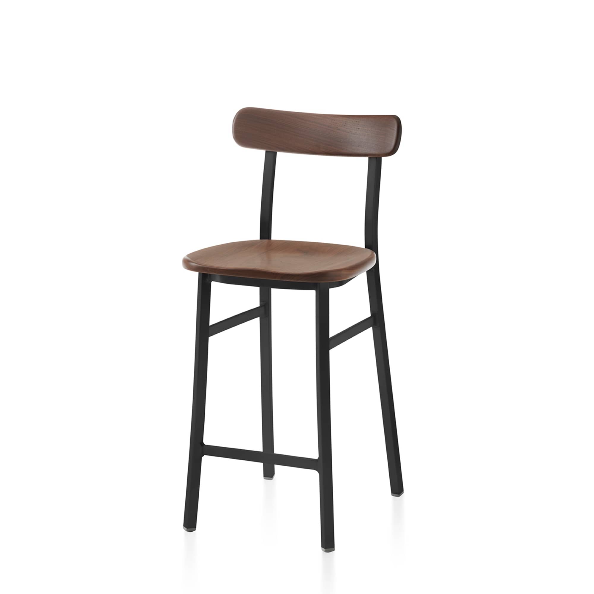 Utility Stool by Jasper Morrison - Black powder-coated