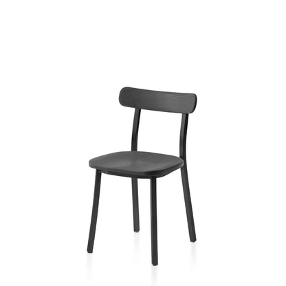 Utility side chair by Jasper Morrison - Black powder-coated