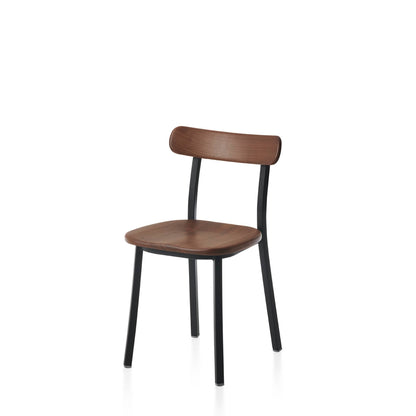 Utility side chair by Jasper Morrison - Black powder-coated