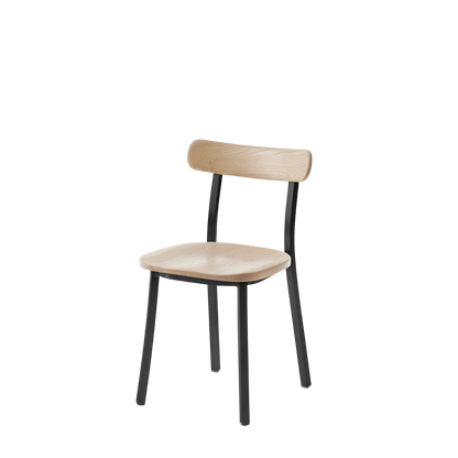 Utility side chair - Black powder coated