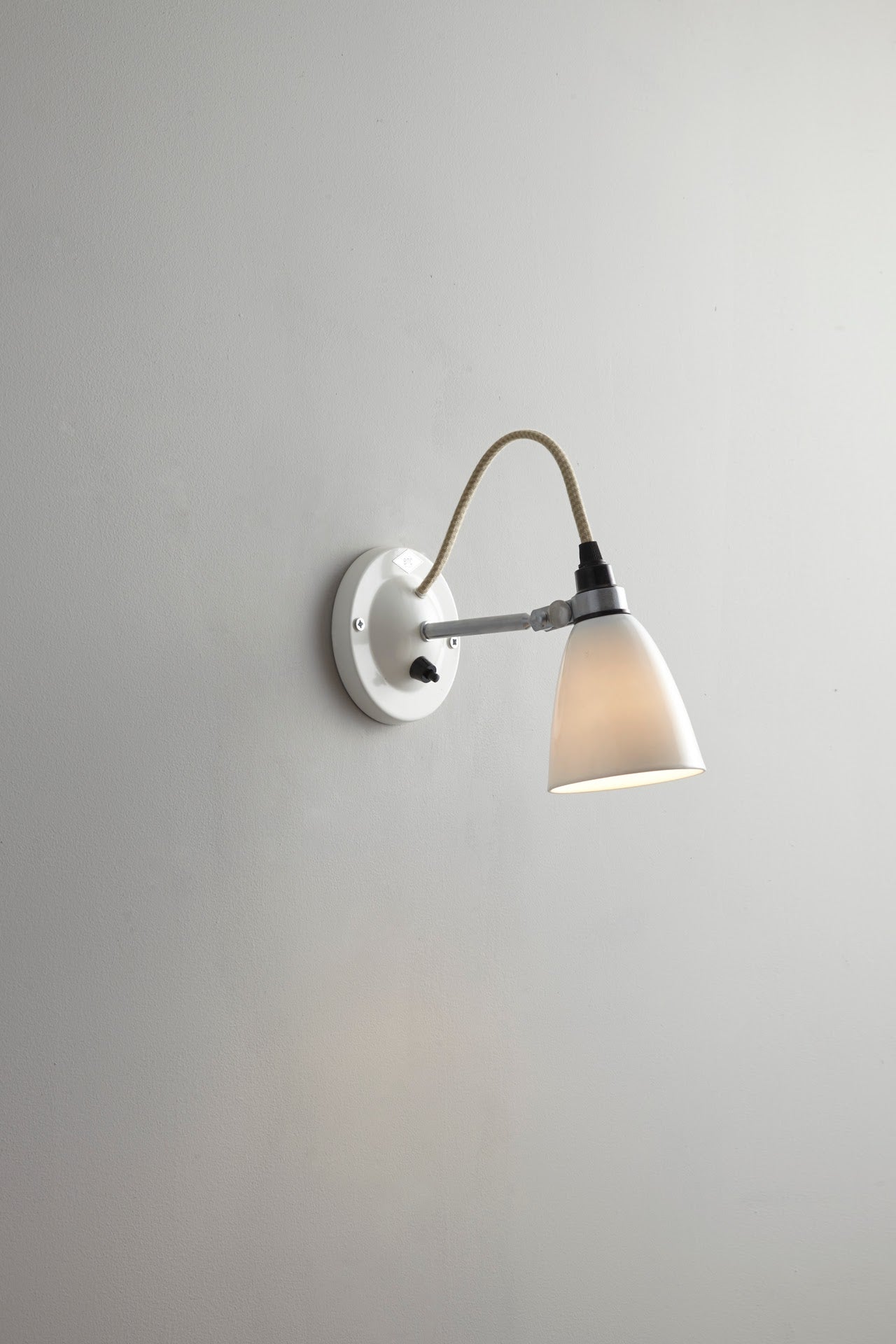 Hector Dome Small switched wall light