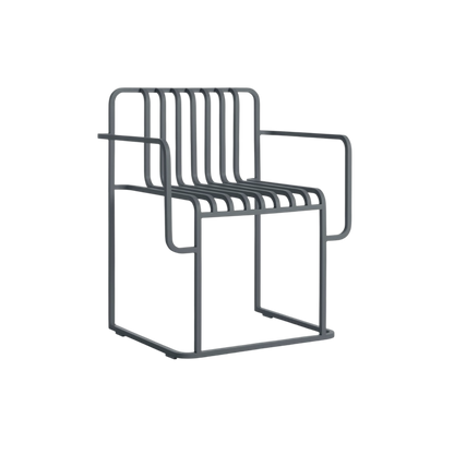 Grill dining armchair