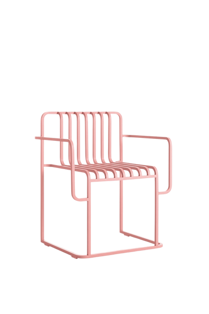 Grill dining armchair