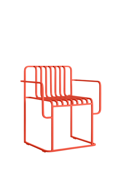 Grill dining armchair
