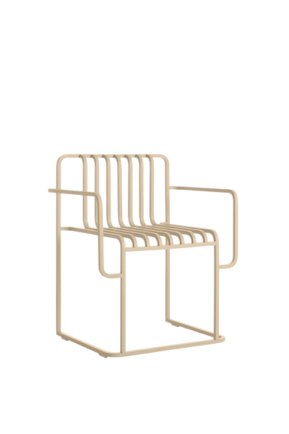Grill dining armchair