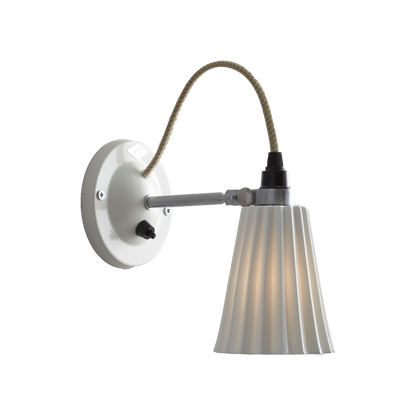 Hector Pleat medium switched wall light