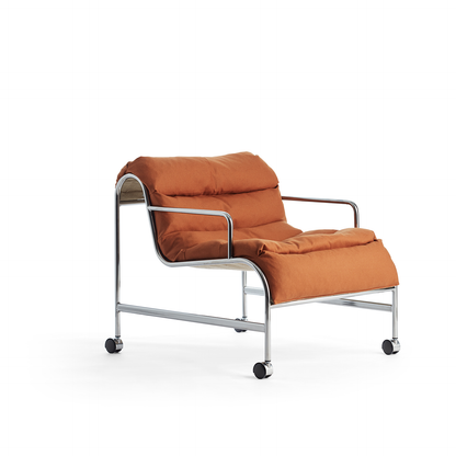 Sunny Easy Chair with Armrests & Casters