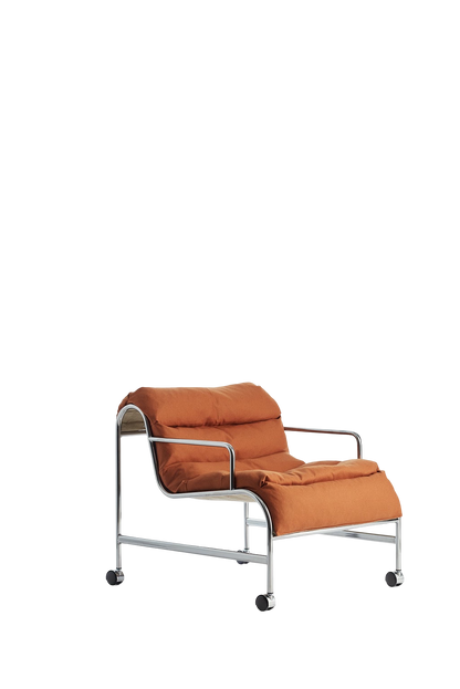 Sunny Easy Chair with Armrests & Casters