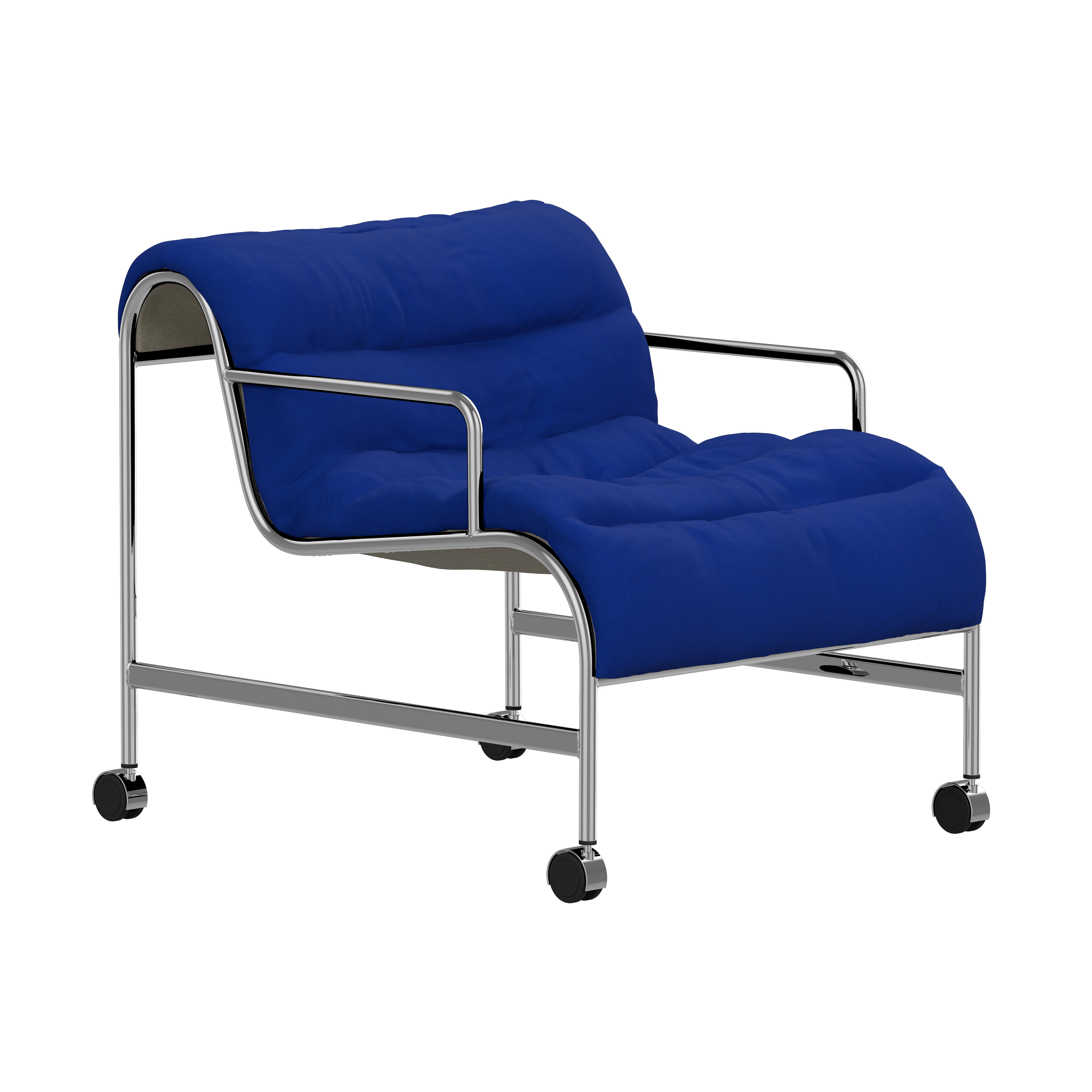 Sunny Easy Chair with Armrests & Casters