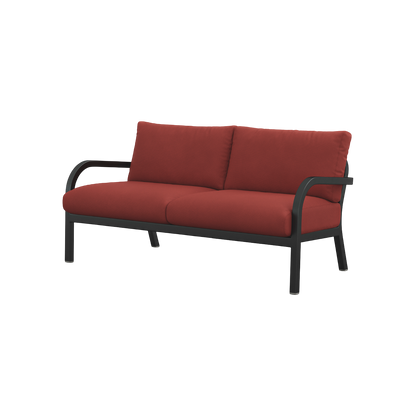 Navy® Lounge 2-seat Sofa - Black Powder Coated