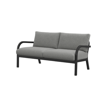 Navy® Lounge 2-seat Sofa - Black Powder Coated