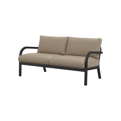 Navy® Lounge 2-seat Sofa - Black Powder Coated