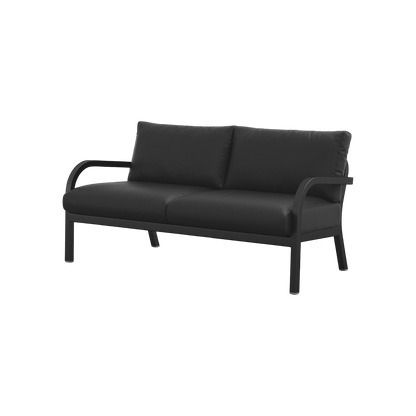 Navy® Lounge 2-seat Sofa - Black Powder Coated