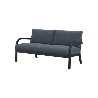 Navy® Lounge 2-seat Sofa - Black Powder Coated